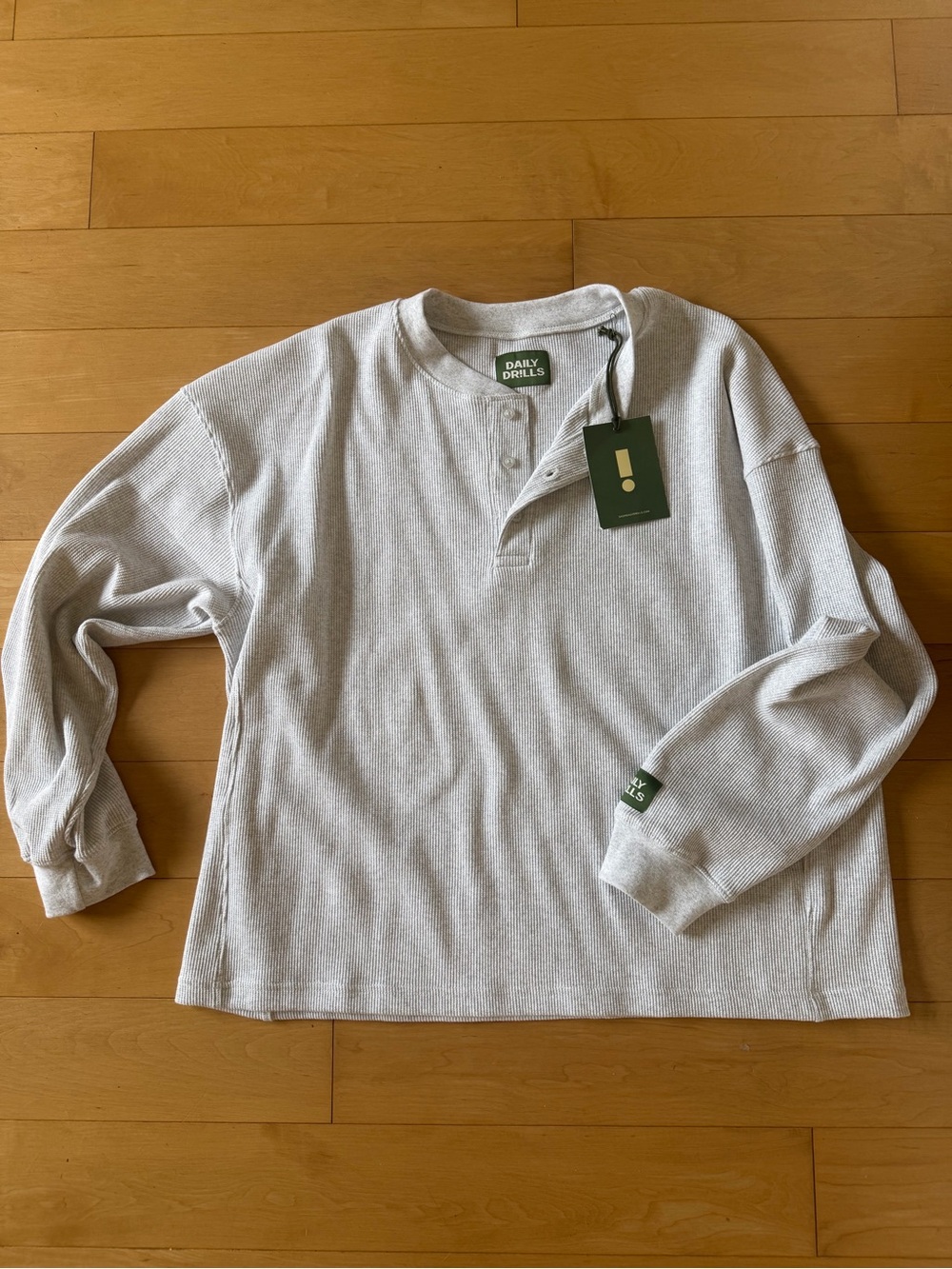 Daily Drills thermal crewneck • brand new